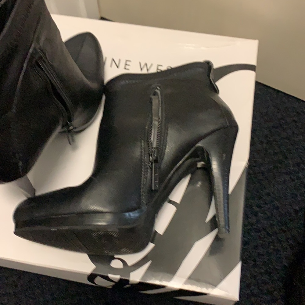 Black Heeled Booties - Picture 4 of 4